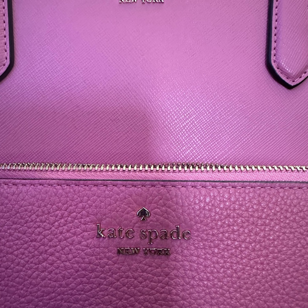 Kate Spade NY Blossom Pink Staci Medium Tote Bag & Blossom Pink Zip Wristlet - Picture 10 of 10